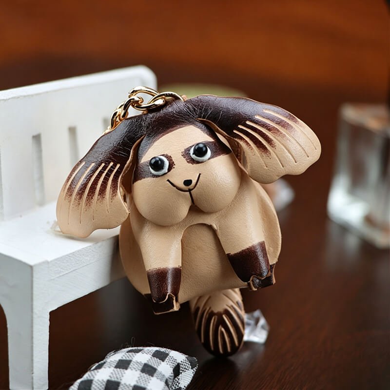 Chinese Zodiac Leather Bag Charm – Babylon Leather - Babylon LeatherBabylon LeatherLLZ34-Dog-Original