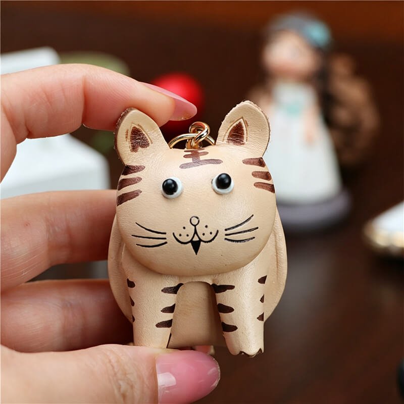 Chinese Zodiac Leather Bag Charm – Babylon Leather - Babylon LeatherBabylon LeatherLLZ34-Mouse-Original