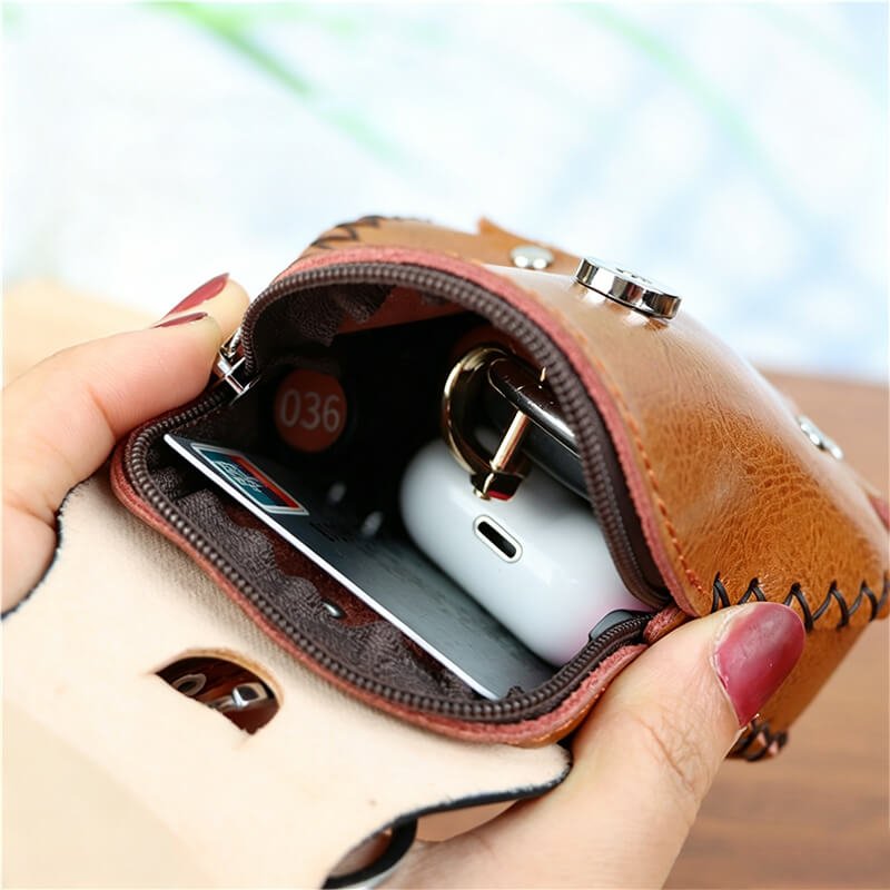 Chinese Zodiac Leather Key Pouch – Babylon Leather - Babylon LeatherBabylon LeatherLLZ28-Monkey