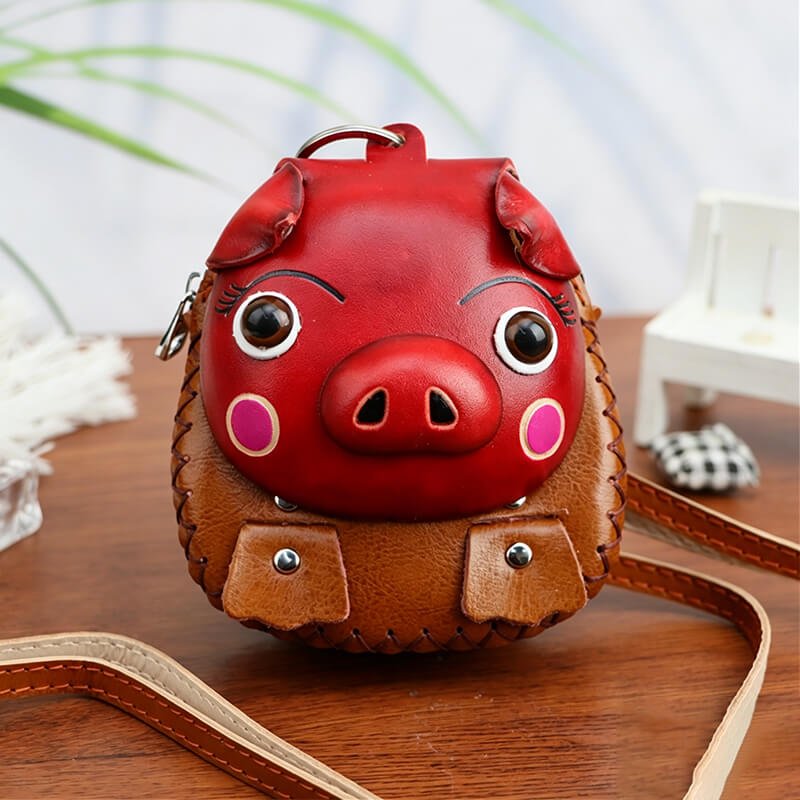 Chinese Zodiac Leather Key Pouch – Babylon Leather - Babylon LeatherBabylon LeatherLLZ28-Monkey