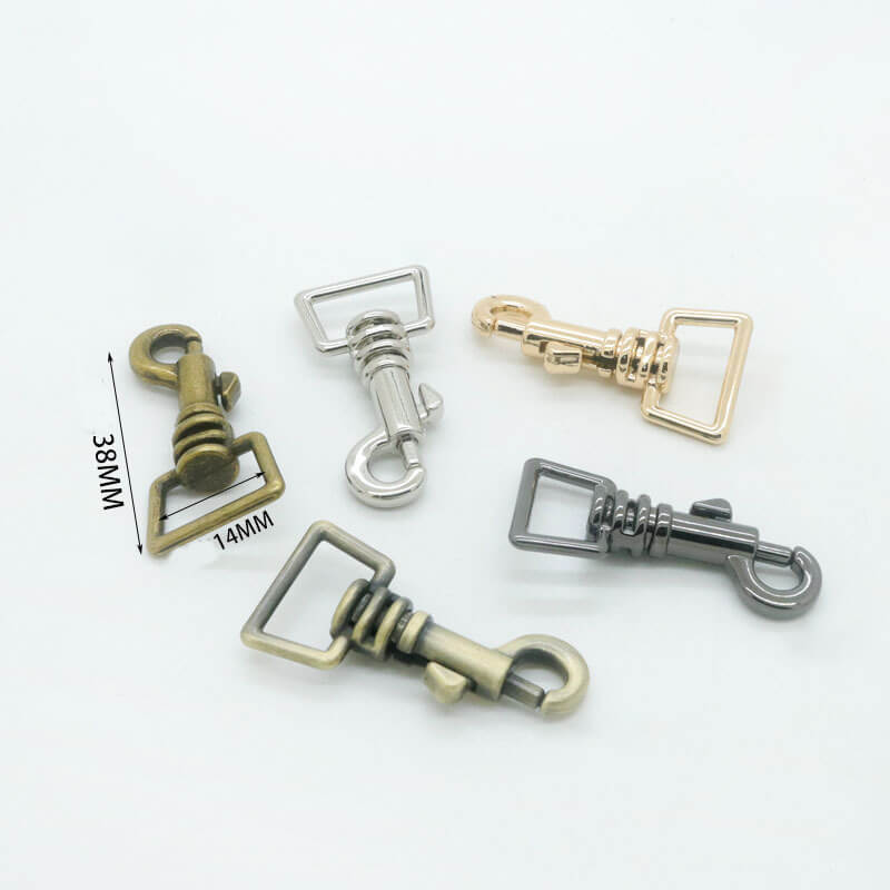 Compact Swivel Snap Hook - Babylon Leather - Babylon LeatherBabylon LeatherJY08-Gold-9mm Fish Eye Hook