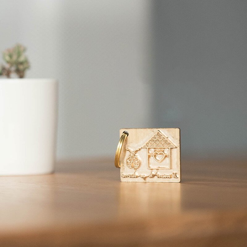 Custom Brass Logo Stamp Service for DIY Leather Engraving – Babylon Leather - Babylon LeatherBabylon LeatherLZ87-Perforated-Note Text and Font Number When Ordering