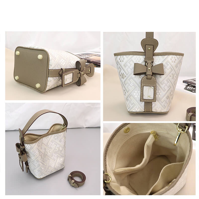 Customizable Panel Bow Shoulder Bag DIY Kit – Babylon Leather - Babylon LeatherBabylon LeatherSYR70-Light pink-Heat-Activated Adhesive-Color-Matched & With Fabric