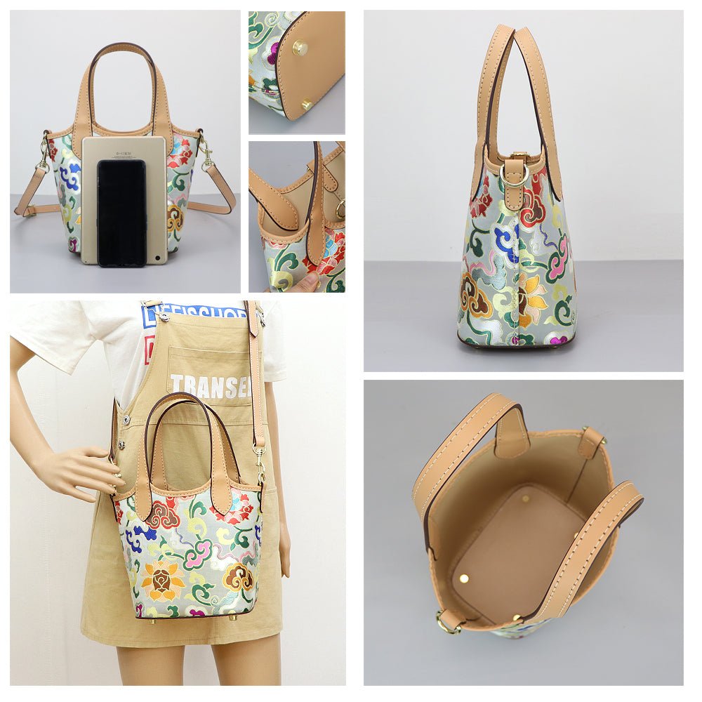 Customizable Panel Bucket Crossbody Bag DIY Kit – Babylon Leather - Babylon LeatherBabylon LeatherSYR53 - Beige - Heat - Activated Adhesive - Color - Matched & With Fabric