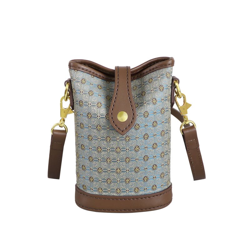Customizable Panel Crossbody Bucket Bag Kit – Babylon Leather - Babylon LeatherBabylon LeatherSYR62 - Brown - Heat - Activated Adhesive - Color - Matched & With Fabric