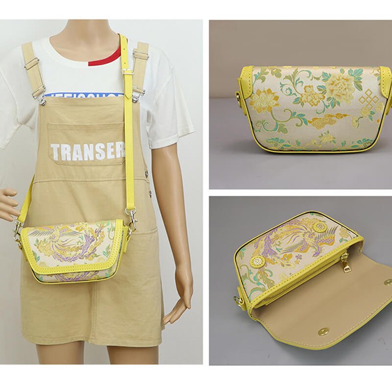 Customizable Panel Flap Saddle Crossbody Bag DIY Kit – Babylon Leather - Babylon LeatherBabylon LeatherSYR65-Yellow-Self-Adhesive Glue-Color-Matched & With Fabric
