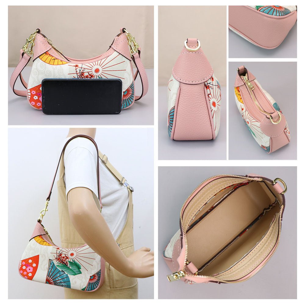 Customizable Panel Hobo Bag DIY Leather Gift Kit – Babylon Leather - Babylon LeatherBabylon LeatherSYR36 - Pink - Heat - Activated Adhesive - Color - Matched & With Fabric