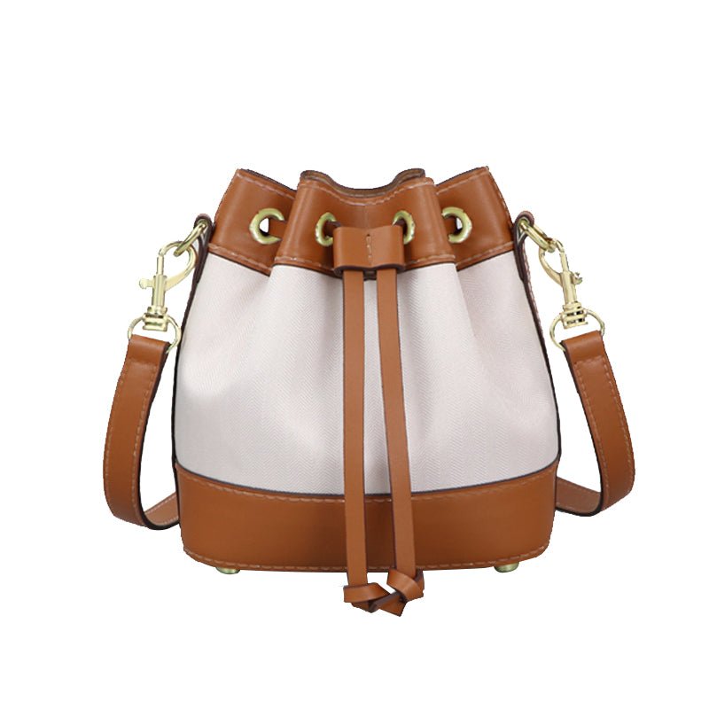 Customizable Panel Leather Drawstring Bucket Bag DIY Kit – Babylon Leather - Babylon LeatherBabylon LeatherSYR21 - Coffee - Self - Adhesive Glue - Color - Matched & With Fabric