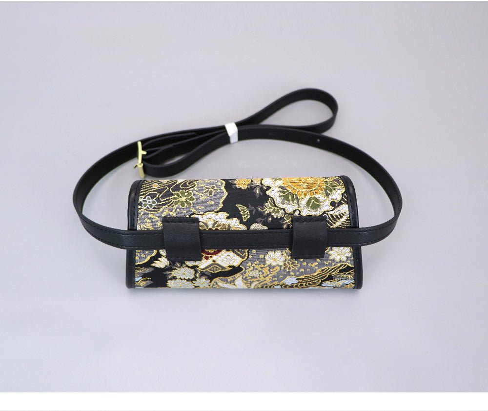 Customizable Panel Leather Flap Fanny Pack DIY Kit – Babylon Leather - Babylon LeatherBabylon LeatherSYR37 - Black - Self - Adhesive Glue - Color - Matched & With Fabric