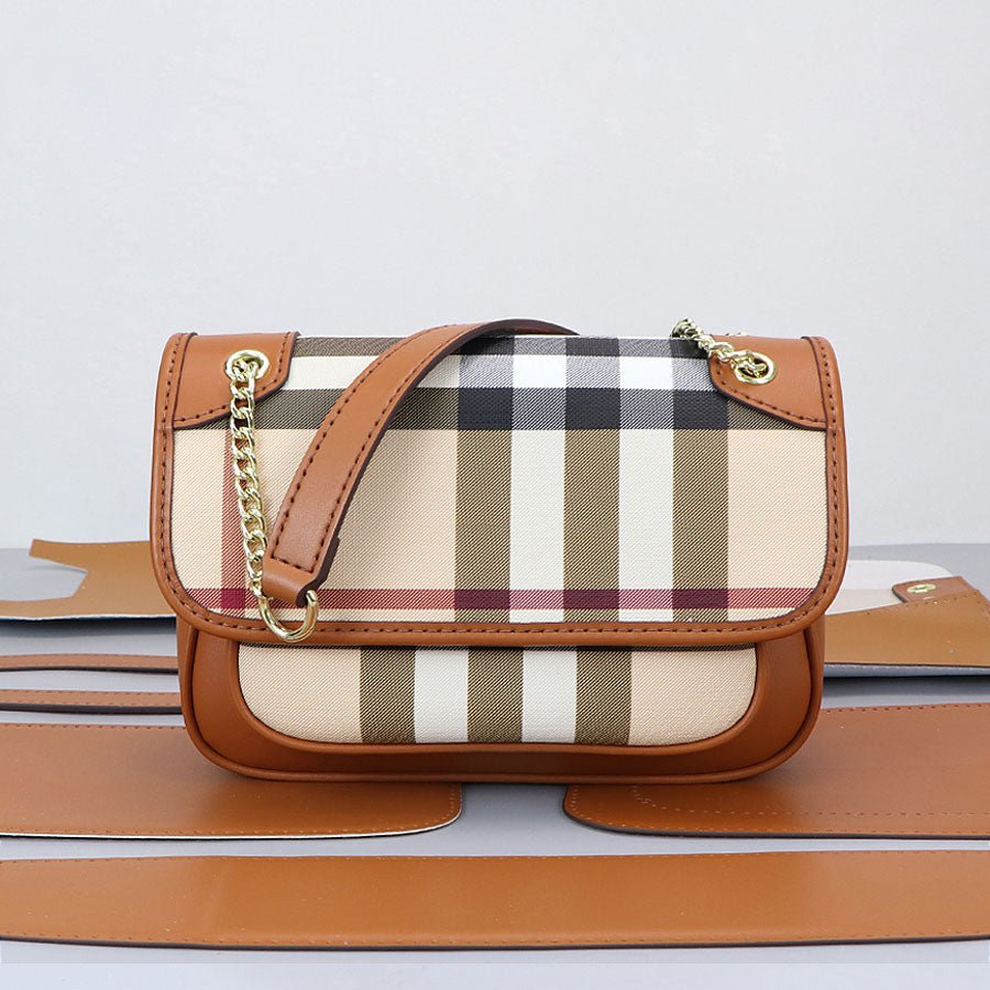 Customizable Panel Marmont Chain Shoulder Bag DIY Kit – Babylon Leather - Babylon LeatherBabylon LeatherSYR32 - Coffee - Self - Adhesive Glue - Color - Matched & With Fabric