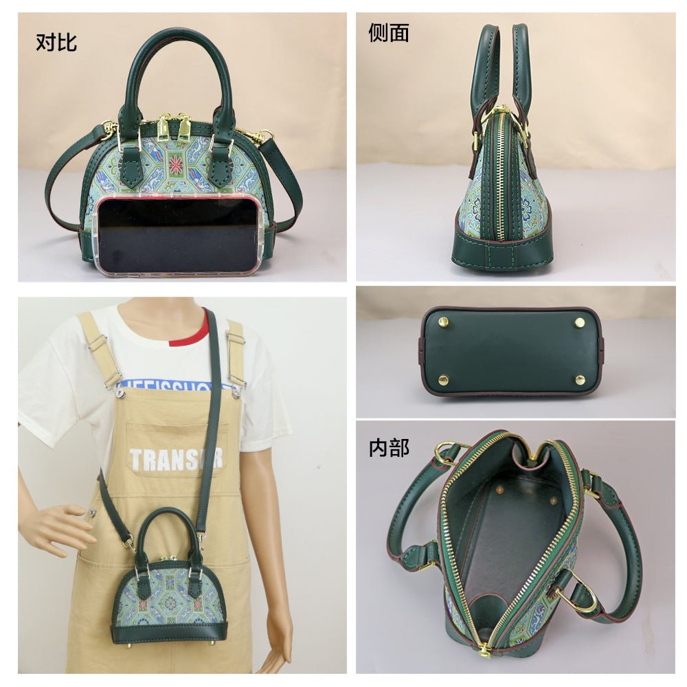 Customizable Panel Small Alma Handbag DIY Bag Kit – Babylon Leather - Babylon LeatherBabylon LeatherSYR43 - Coffee - Small & Self - Adhesive Glue - Color - Matched & With Fabric