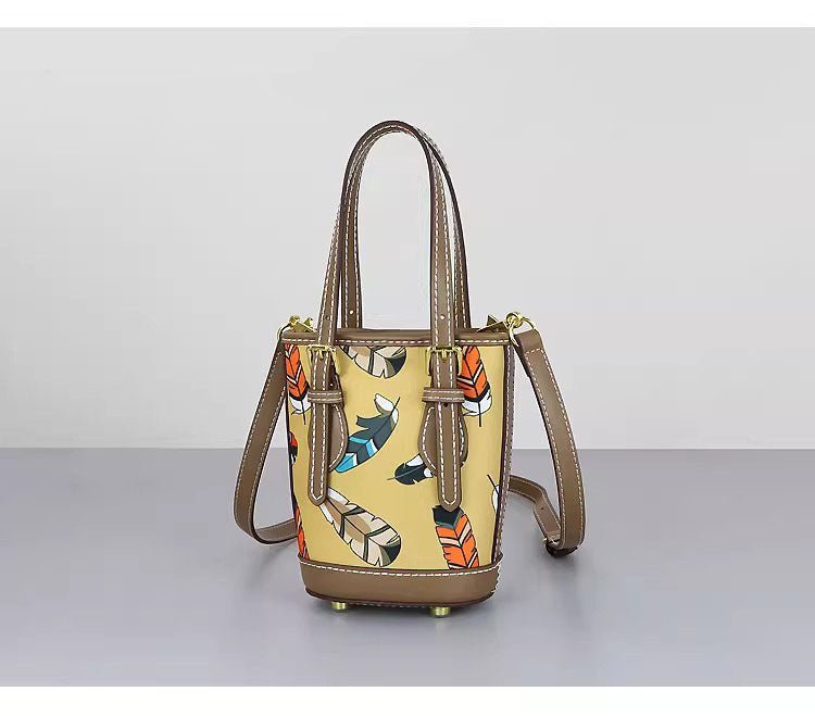 Customizable Panel Small Designer Bucket Bag DIY Kit – Babylon Leather - Babylon LeatherBabylon LeatherSYR27 - Khaki - Heat - Activated Adhesive - Color - Matched With Fabric