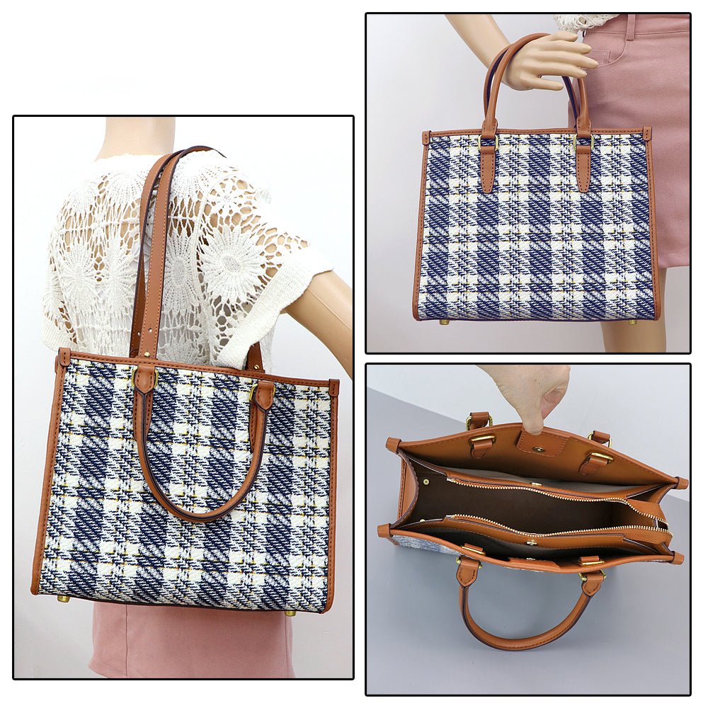 Customizable Panel Vertical Tote Bag DIY Kit – Babylon Leather - Babylon LeatherBabylon LeatherSYR45 - Coffee - Large & Heat - Activated Adhesive - Color - Matched & With Fabric