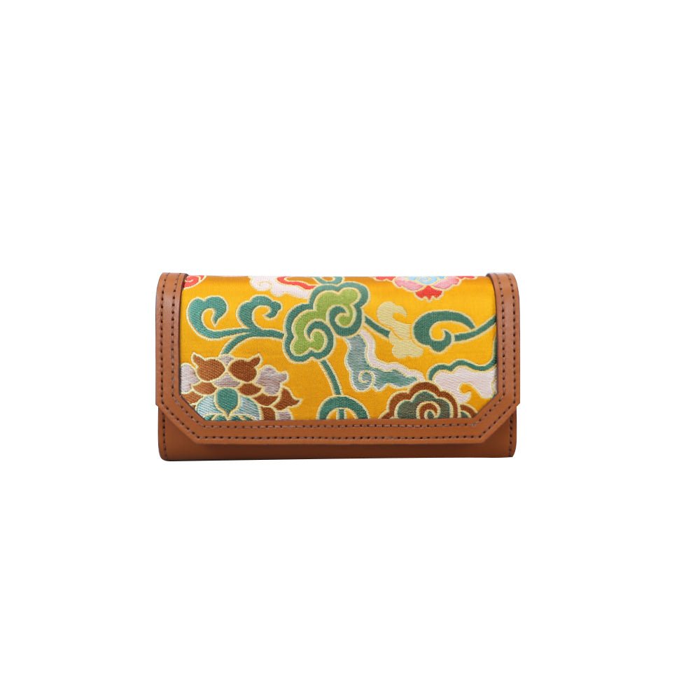 Customizable Panel Women’s Long Wallet Kit – Babylon Leather - Babylon LeatherBabylon LeatherSYR39 - Brown - Self - Adhesive Glue - Color - Matched & With Fabric