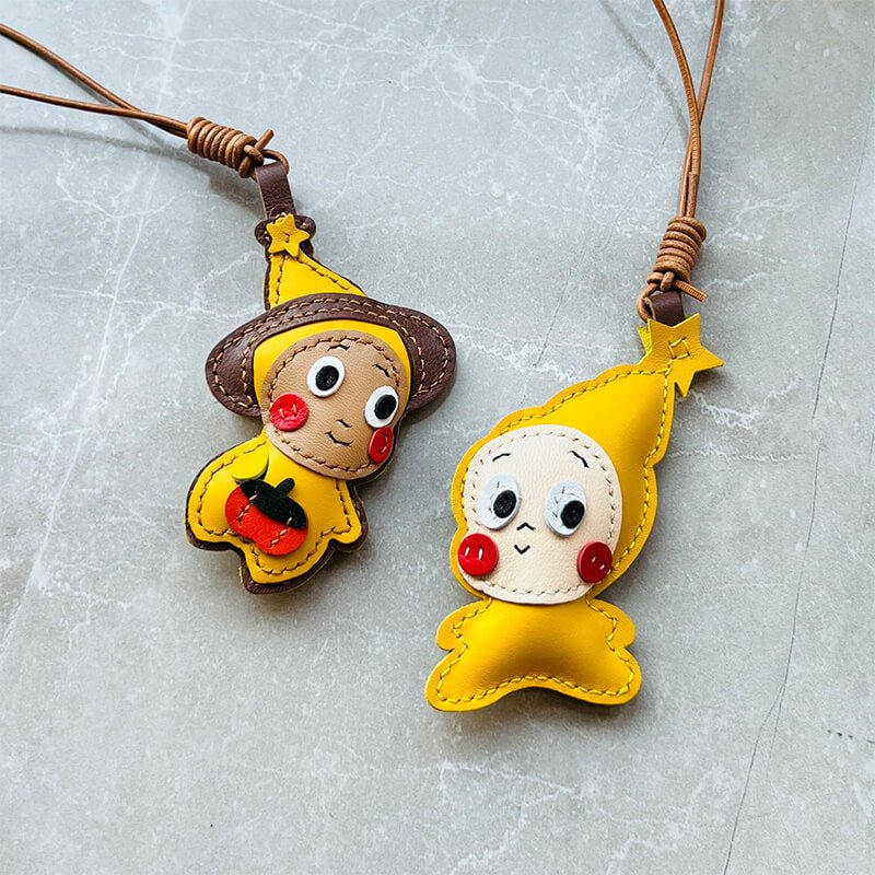 Cute Charm DIY Leather Kit – Babylon Leather - Babylon LeatherBabylon LeatherSG30-Yellow-A