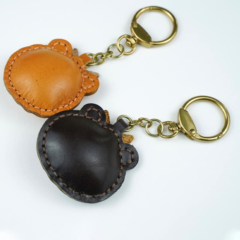 Cute Dog Shape Leather Decorative Charm – Babylon Leather - Babylon LeatherBabylon LeatherLL79-Brown