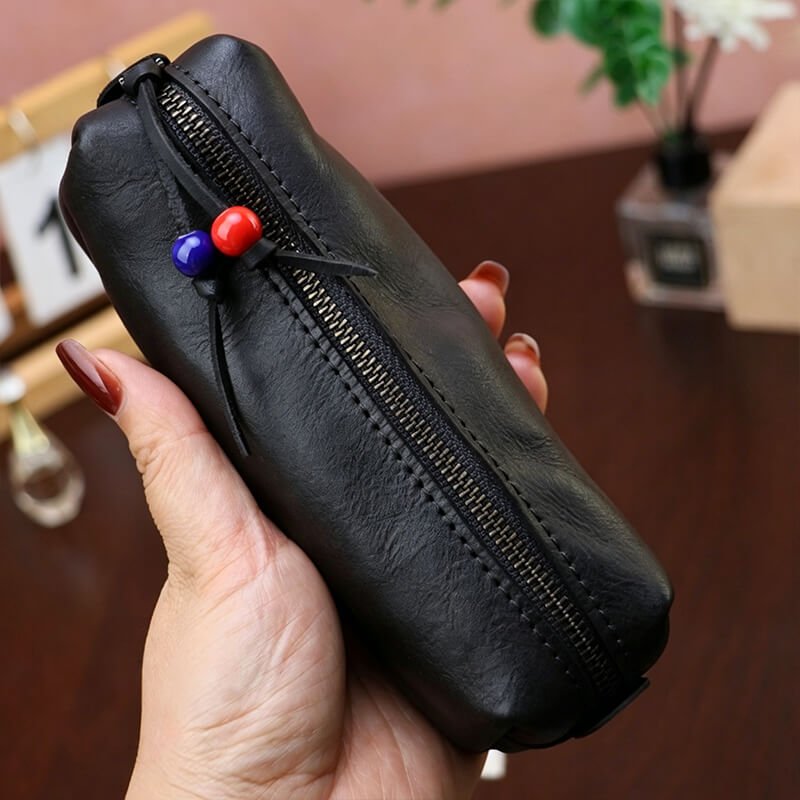 Cute Leather Coin Purse – Babylon Leather - Babylon LeatherBabylon LeatherLLZ84-Black