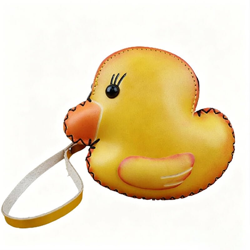 Cute Yellow Duck - Shaped Leather Coin Purse – Babylon Leather - Babylon LeatherBabylon LeatherLLZ29-Top Handle