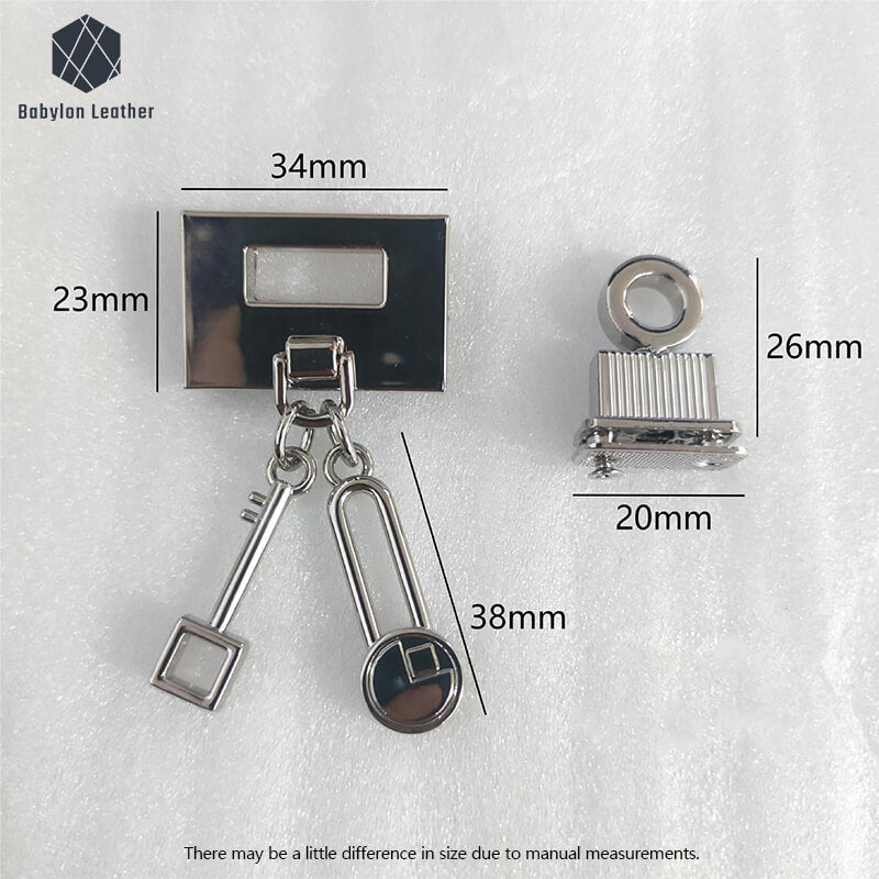 Lock Clasp with Pendant Purse Lock Twist Lock