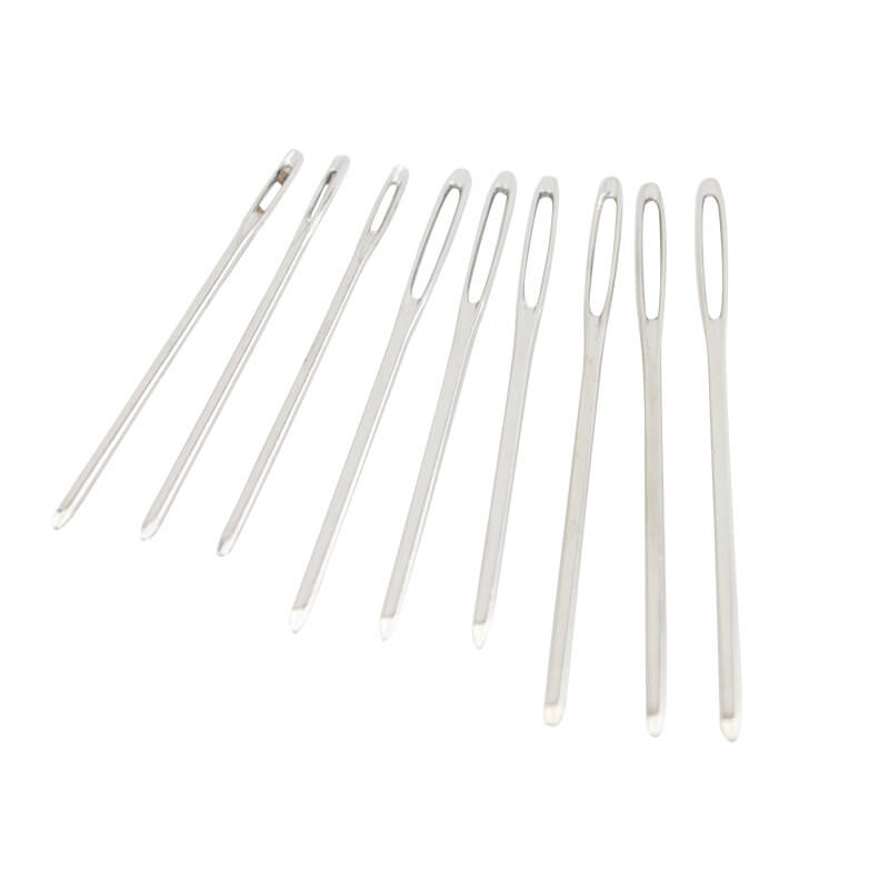 Large Eye Blunt Tip Copper Needles in Tube for Leather – Babylon Leather