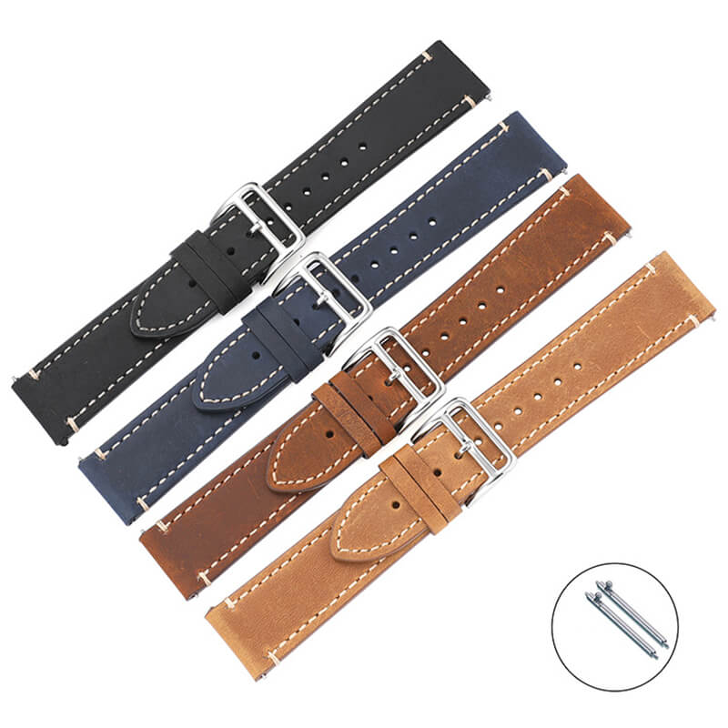Crazy Horse Leather Smartwatch Strap for Apple Watch, Samsung Gear S3 and Huawei Watches – Babylon Leather