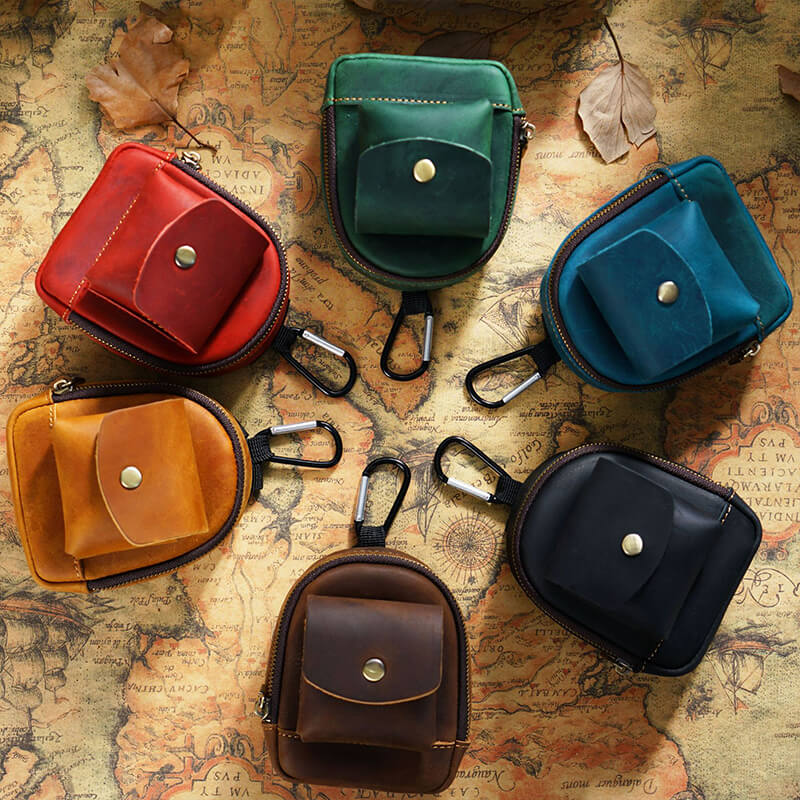 Zip Coin Pouch Outdoor Carry – Babylon Leather