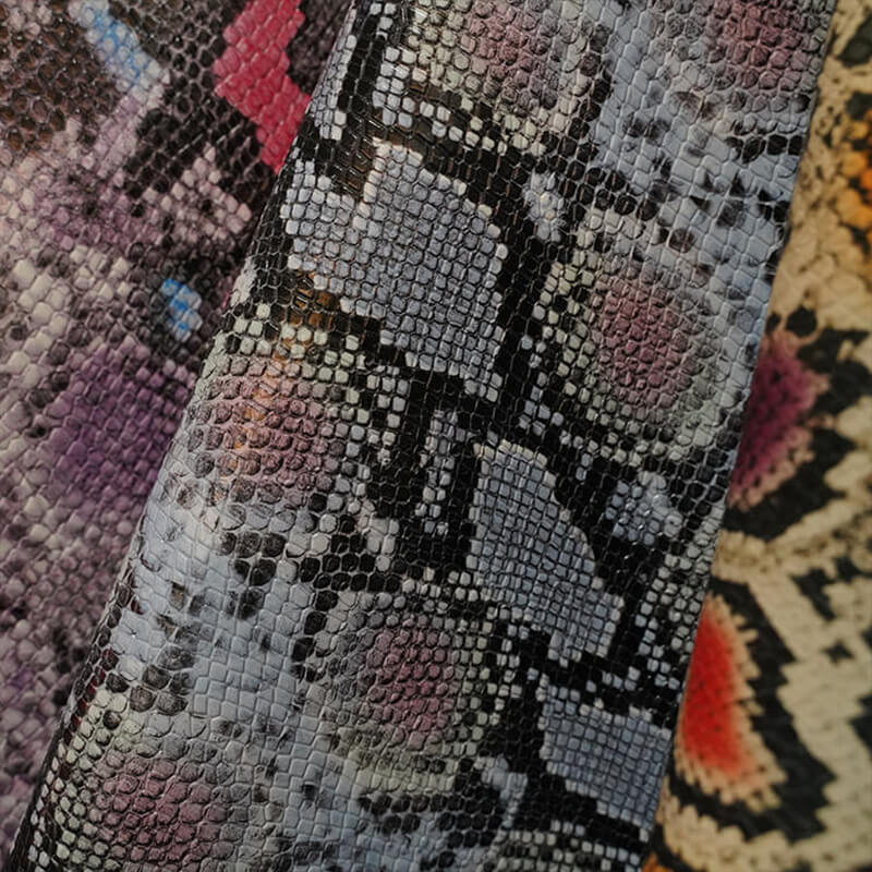 Top grain Snake Embossed Leather – Babylon Leather