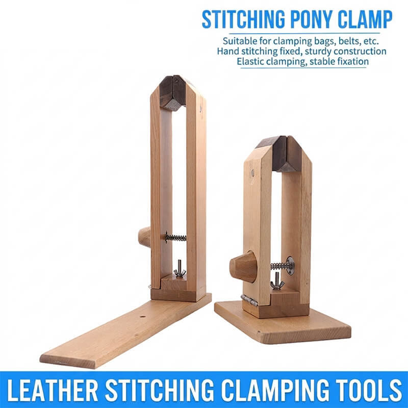 Beech Wood Leather Stitching Pony Clamp – Babylon Leather