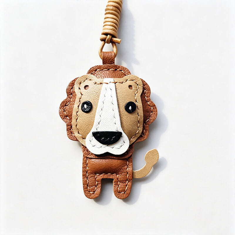 Lion-Shaped Leather Keychain DIY Kit – Babylon Leather
