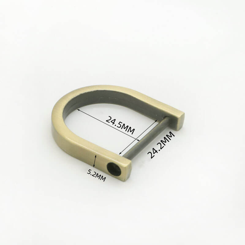 Screw-In D-Ring Connector - Babylon Leather