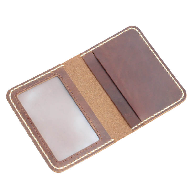 License Wallet with Photo Fog Wax Leather DIY Kit – Babylon Leather