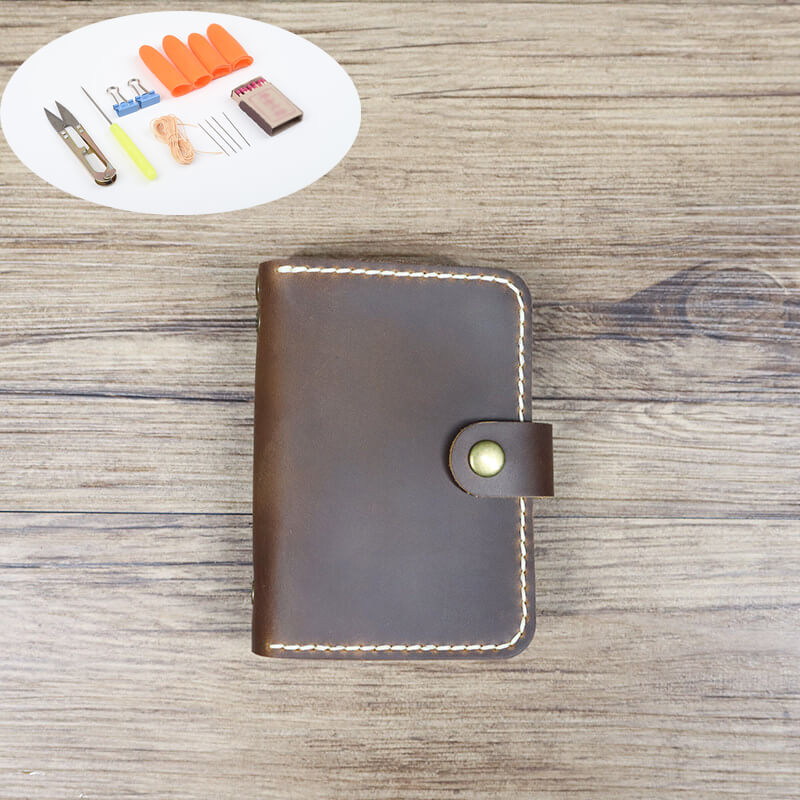 Card Holder Belt Hook Crazy Horse Leather DIY Kit – Babylon Leather