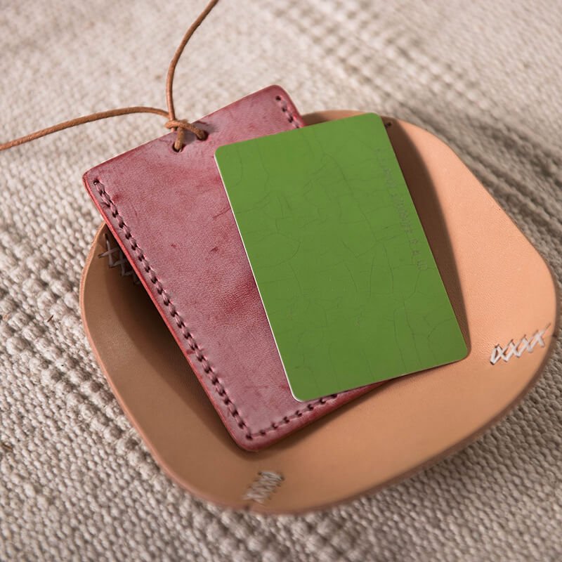 DIY Card Holder High Quality Kit – Babylon Leather - Babylon LeatherBabylon LeatherLZ25 - Black - Fog Wax Leather