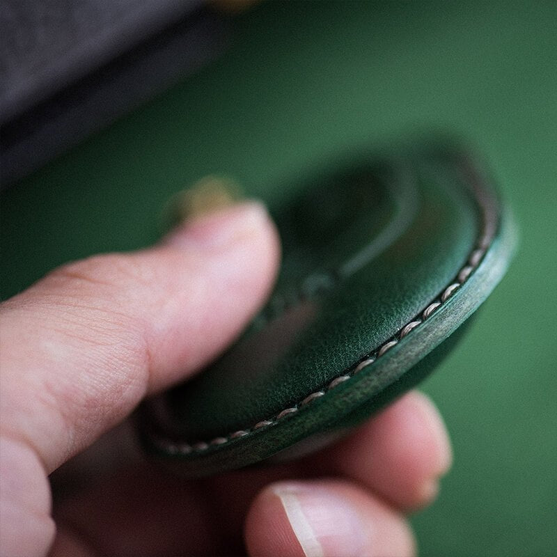 DIY Genuine Leather Car Key Case Kit – Babylon Leather - Babylon LeatherBabylon LeatherLZ79-Green-Veg Tanned Leather