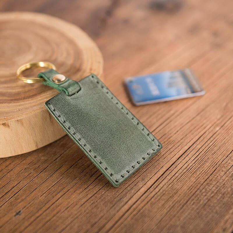 DIY Leather Access Card Holder Keychain Kit – Babylon Leather - Babylon LeatherBabylon LeatherLZ75-Yellow