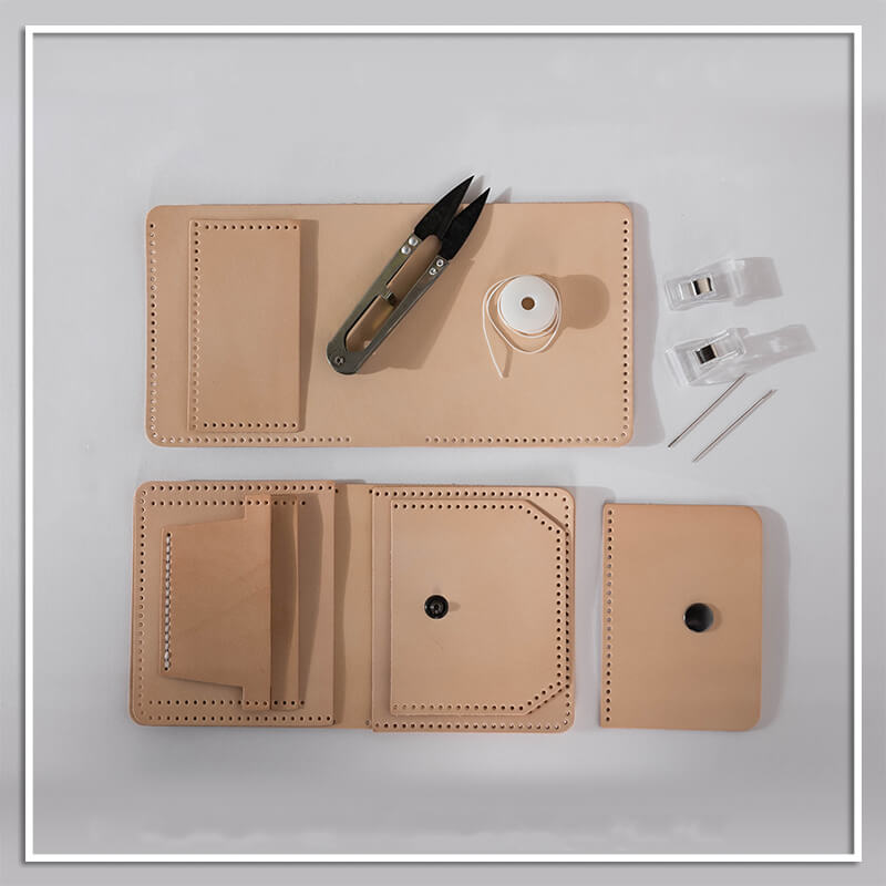 DIY Minimalist Wallet Mens Gift – Babylon Leather - Babylon LeatherBabylon LeatherLZ05 - Original - Italian Veg Tan Leather - Card Slot
