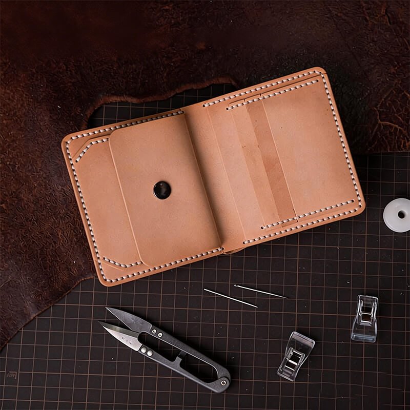 DIY Natural Vegetable - Tanned Leather Wallet Kit – Babylon Leather - Babylon LeatherBabylon LeatherLZ90-Original-HC28 Card Slot