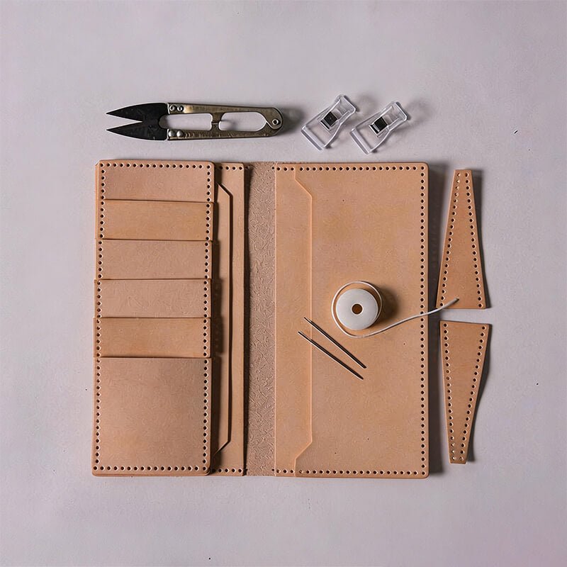 DIY Natural Vegetable - Tanned Leather Wallet Kit – Babylon Leather - Babylon LeatherBabylon LeatherLZ90-Original-HC35