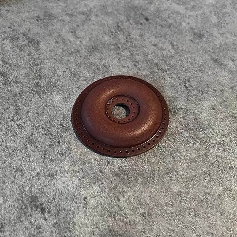 Donut-Shaped Veg Tanned Pre-Cut Leather Piece – Babylon Leather - Babylon LeatherBabylon LeatherPJ03-Brown-Vegetable Tanned Leather-1PCS