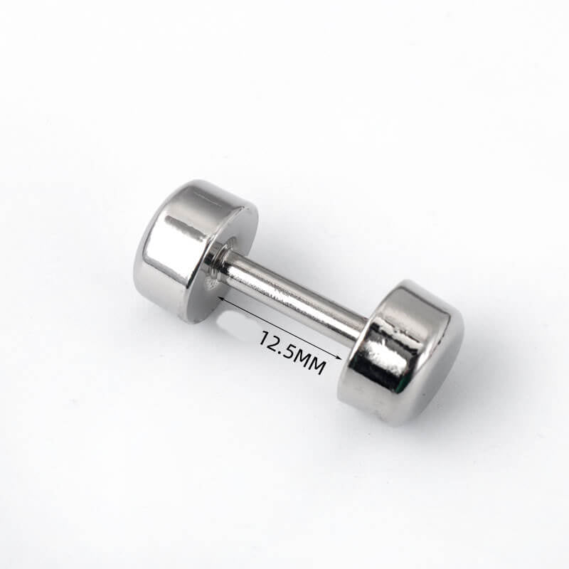 Double-Ended Screw Bar Connector - Babylon Leather - Babylon LeatherBabylon LeatherJY22-Silver-12.5mm