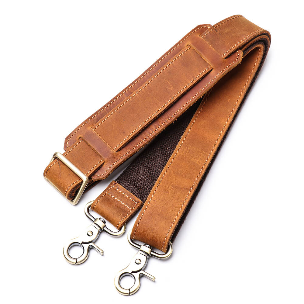 Durable Leather Business Handbag Men – Babylon Leather - Babylon LeatherBabylon LeatherLJ034 - Brown