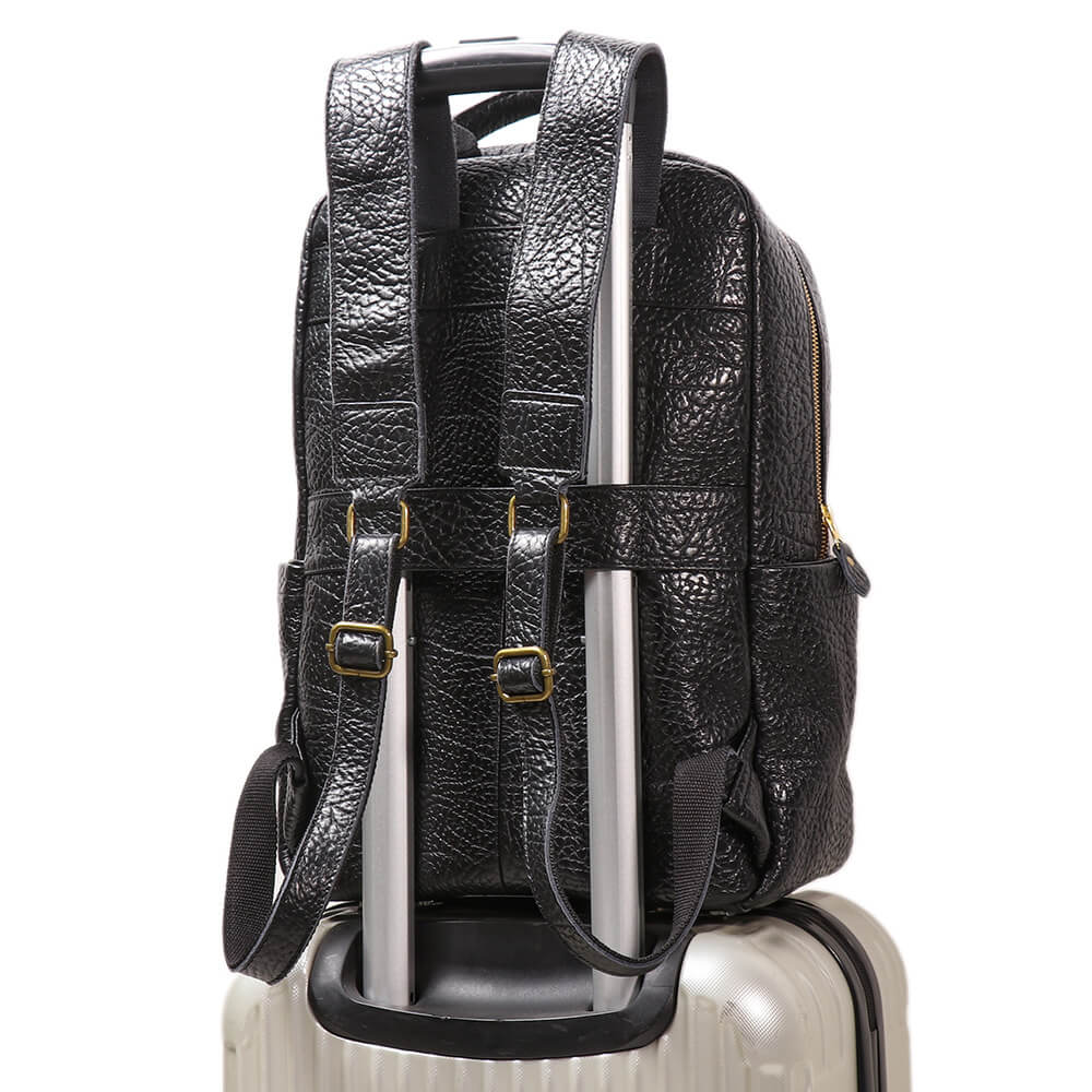 Durable Top Grain Leather Laptop Backpack for Travel – Babylon Leather - Babylon LeatherBabylon LeatherLJ101-Black