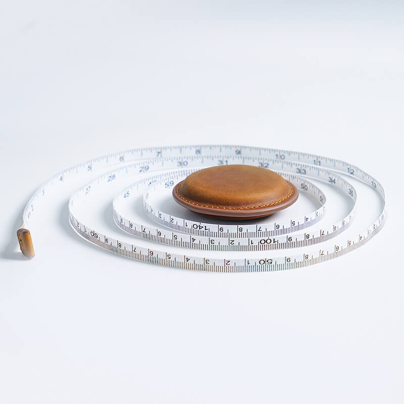 Vintage Leather Tape Measure Keychain – Babylon Leather