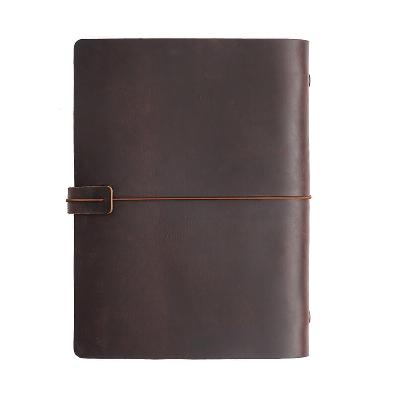 Crazy Horse Leather Travel Ring Binder Journal A5 A6 and A7 – Babylon Leather