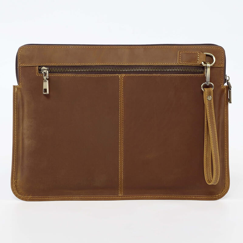 MacBook Pro 14 Sleeve Crazy Horse Leather – Babylon Leather