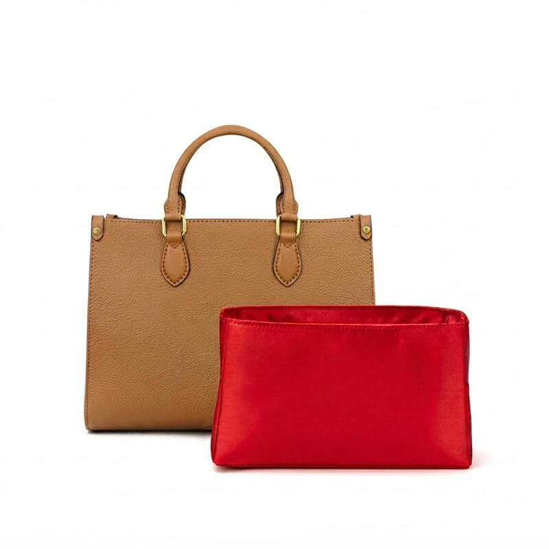 Satin Bag Insert Organizer for OnTheGo-Style Tote Bags
