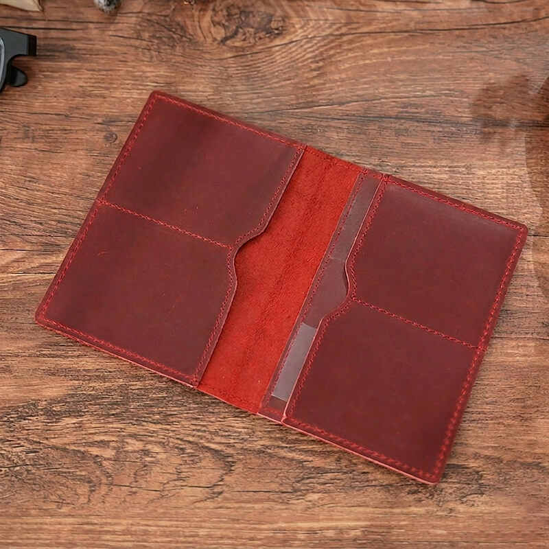 Passport Holder Boarding Pass Wallet – Babylon Leather