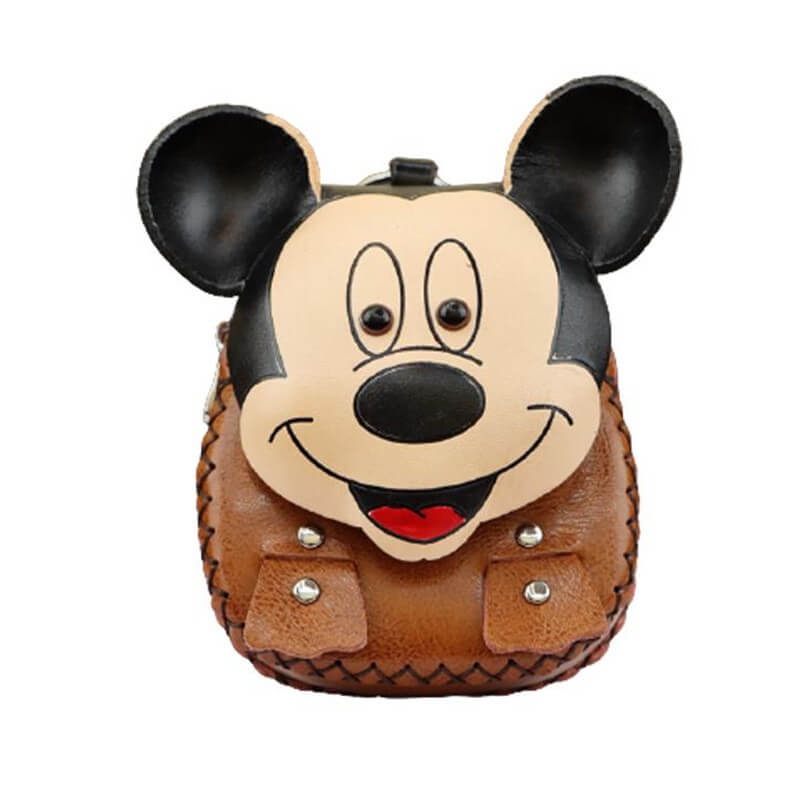 Cute Mouse-Shaped Leather Coin Purse – Babylon Leather