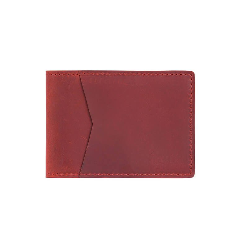 European Style License Holder – Babylon Leather - Babylon LeatherBabylon LeatherAN59-Wine Red-Crazy Horse Leather