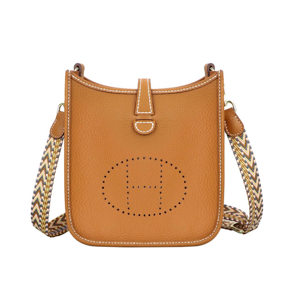 Evelyne Bag DIY Kit – Babylon Leather - Babylon LeatherBabylon LeatherSY82 - Caramel - White